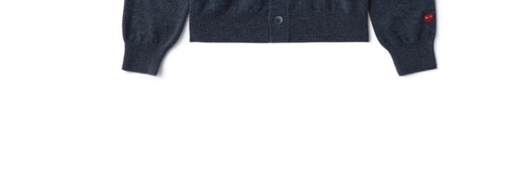 Это CDG играет в Comme des Garcons кубо Затянувшись любителей твердый шерсть вязание кардиган i.t 