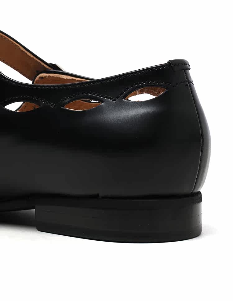 Туфли Мэри Джейн it cdg comme des garcons girl女款玛丽珍鞋复古镂空皮鞋平底鞋