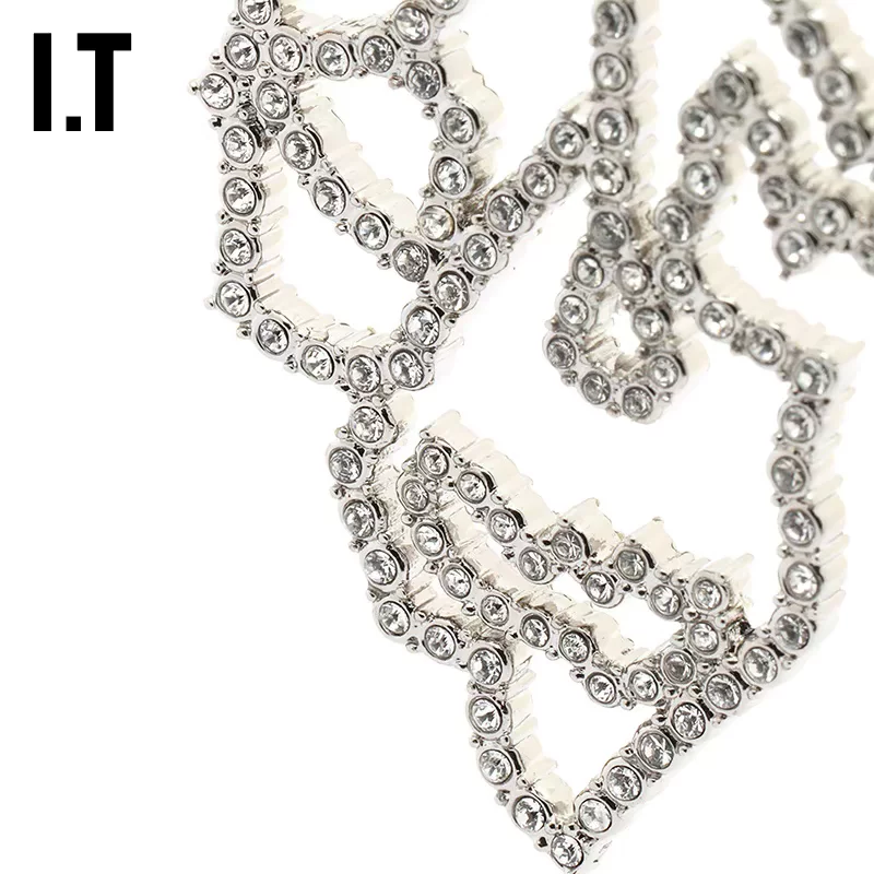 Серьги женские Zadig & VOLTAIRE элегантные декоративные rhinestone ногтевой застежкой открытие заказ всего 4840фе