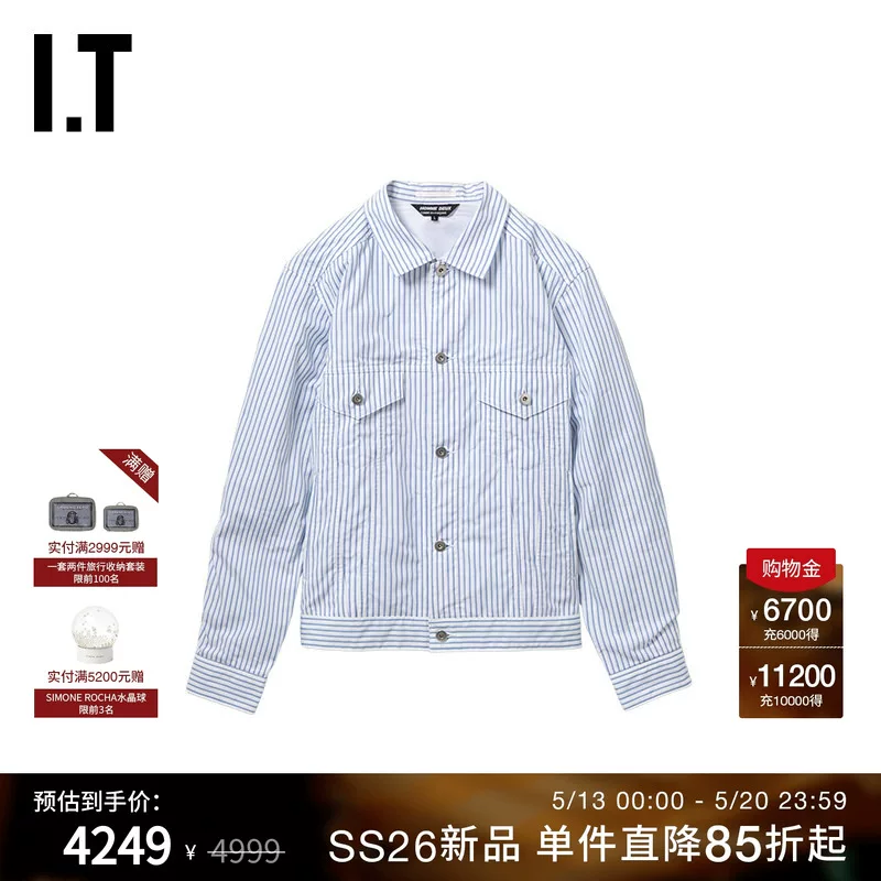 IT CDG COMME des GARCONS HOMME DEUX мужская вертикальная полосатая рабочая сорочка нового стиля