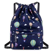 Drawstring bag Drawstring backpack Mens and womens sports gym small backpack Swimming bag Drawstring simple lightweight school bag