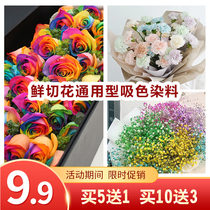 Flower dye Macaron Carnation starry sky Colorful rose color-absorbing dye Flower color-absorbing dye