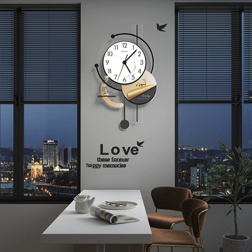 Современные модные креативные настенные часы, коллекция 2023, простой и элегантный дизайн