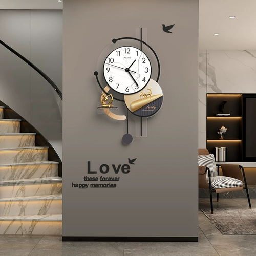 Современные модные креативные настенные часы, коллекция 2023, простой и элегантный дизайн