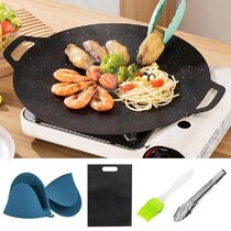 Outdoor Camping Grill Plate Korean Barbecue Pán Portable