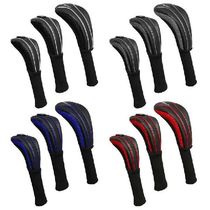 3Pcs Fashion Golf Iron Club Headcowers Driver Fairway Woods