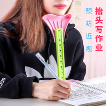Childrens vision protector primary school students writing sitting posture corrector posture eye protection corrective posture children anti-myopia bracket