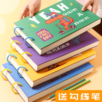 a4 loose-leaf ring picture book childrens kindergarten thick large-scale painting book hand-painted coloring graffiti painting paper for primary school students