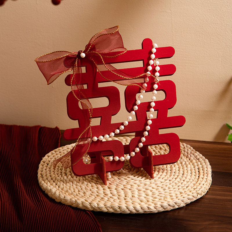 Wedding Supplies Great Full Joy Character Three-dimensional Pendulum Table Engagement Arrangement Décor Wedding Wedding Wedding House New House Woman's Bedroom-Taobao