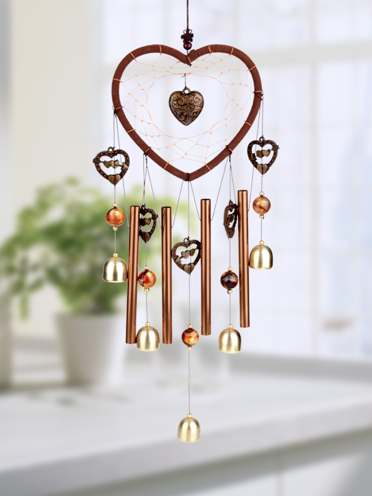 Dreamcatcher wind chimes Hanging materials Forest girl heart Balcony girl bedroom shop door bell Creative wind chimes