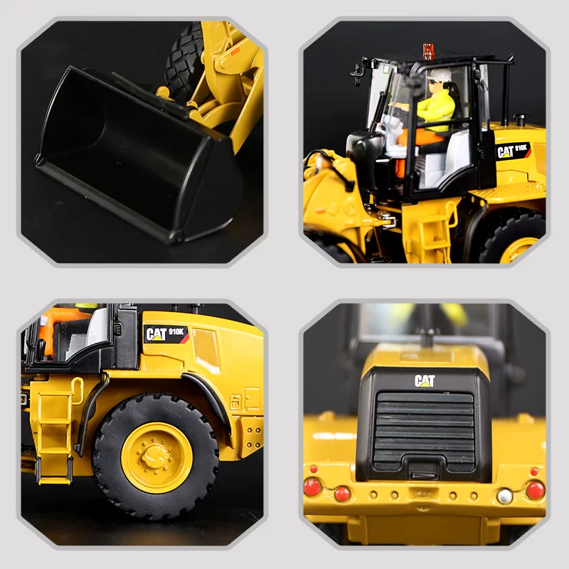 Кит Caterpillar 910K колесный погрузчик сплав имитационная инженерная техника автомобильные украшения 1:32 моделирование стекающий/сложенный