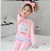 Trẻ em Pyjama 3 cô gái 4 áo dài tay 5 bông 6 mùa thu 8 trẻ em 9 năm mùa xuân cũ và cô gái mùa thu quần áo nhà thiết. 