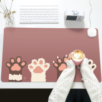  Hand warmer mouse pad Winter childrens writing learning desk Student dormitory desktop heating pad Office laptop keyboard pad waterproof oversized cartoon 50 degree constant temperature smart warm pad