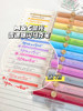 Morning Light Fragrance Flash Marker Soft Tip 12 Colors Highlighter Pen Contains Pearlescent Fine Sparkle High-Grade Fragrance One Color One Scent Student Flash Pen Colorful Highlighting Journal Pen Apmv09C0