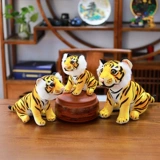 Реалистичная тряпичная кукла, плюшевый талисман, милая игрушка, тигр, талисман года, подарок на день рождения