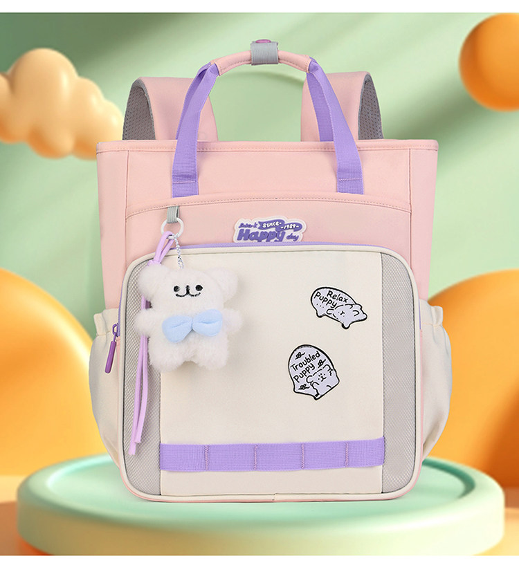 Исправлению сумки 小学生补习袋防水轻便美术文具收纳袋儿童书包男女孩大容量补课袋