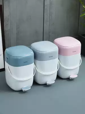 Ruibo trash can pedal-type open lid creative home kitchen living room large sorting trash can