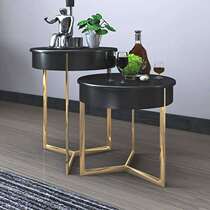 Light Extravagant Gilded Small Tea Table Living-room Corner Edge A Few Corners A Few Rear Modern Simple Side Cabinet Lockers Bedroom Bunk Bed Head Cabinet