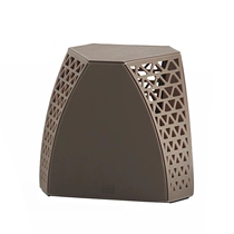 Saddle Leather Short Stool Hard Leather Small Side Table Sofa Corner Hollowed-out Designer Modern Minima Creative Fashion Footrest