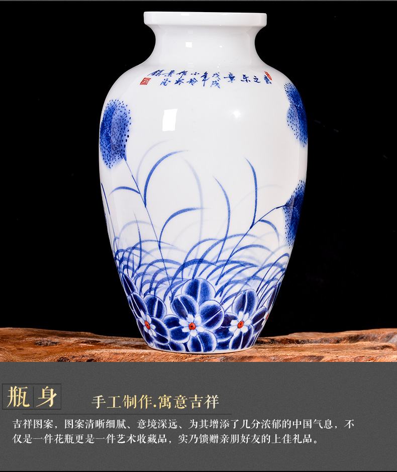 The Master of jingdezhen ceramics hand - made thin body Chinese sitting room porch rich ancient frame TV ark, decoration gifts furnishing articles