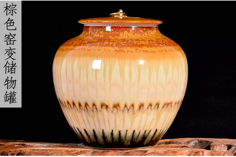 Jingdezhen ceramics tank storage tank up with general jar with cover caddy fixings home furnishing articles home decoration