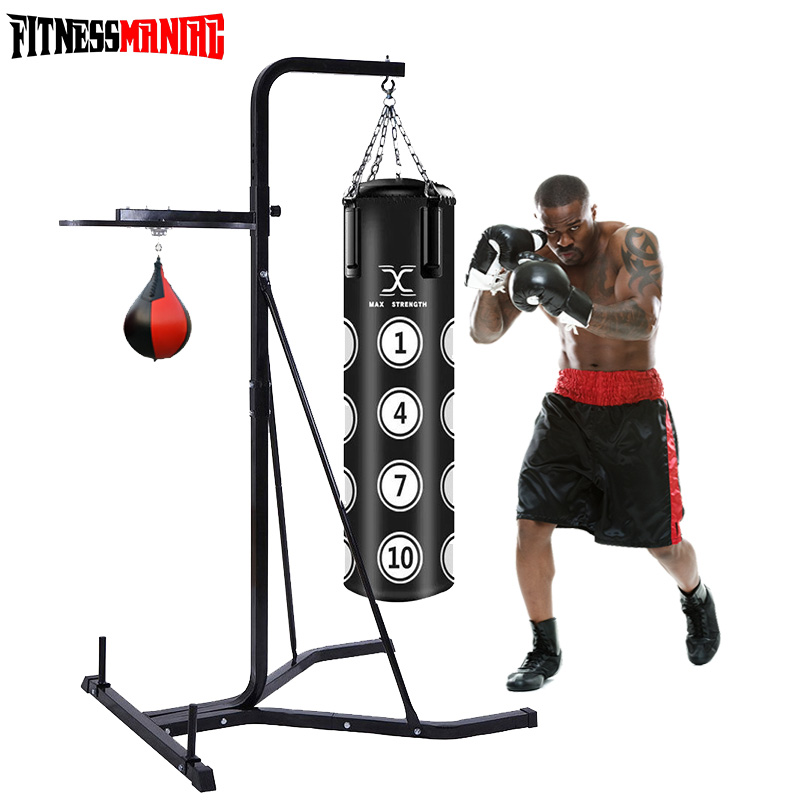 Suspension Boxing Sandbag Shelf Vertical Home Sandbag Adults Loose Pear Ball Rack Free Of Punch Fitness Training Equipment-Taobao