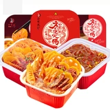 Синьцзян БЕСПЛАТНАЯ ДОСТАВКА XIAOLONG KANZON HOT POT SEFT -HEATING STAL HOT POT LAZY FAST FOST NET КРАСНЫЙ