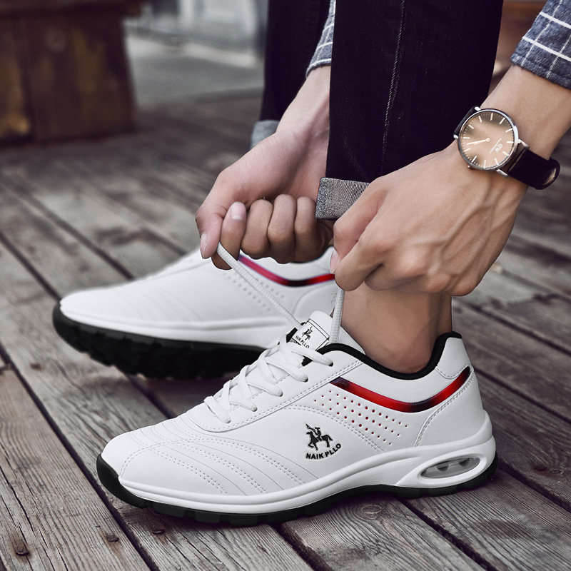 奈客保罗男鞋2019秋季新款运动鞋增高气垫鞋潮流减震百搭旅游鞋男