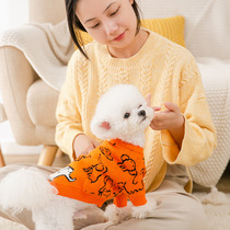 Kitty Warm Knit Sweater Puppies Clothes Autumn Winter Thin with Bears Teddy Teddy Two Feet Clothing Pet Clothes