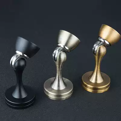 Silent door suction strong magnetic punch new magnetic wall suction invisible door touch windproof dressing room extended suction door stop