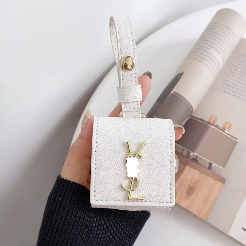 White S-bag -- Gen 1 / Gen 2 UniversalTXO letter Y package apply Apple airpods1 generation 2 generations Earphone cover airpodspro3 smart cover Internet celebrity tide