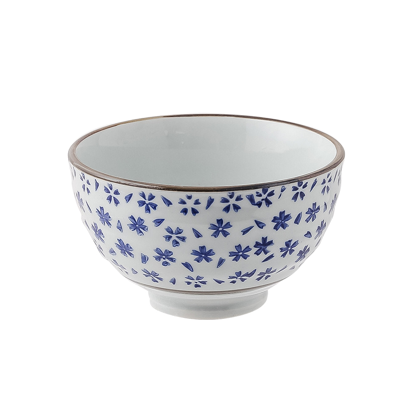 Japanese under glaze color porcelain tableware eat rice bowls bowl household small bowl can microwave single small bowl