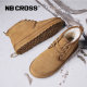 NB CROSS winter velvet thickening warm snow boots men's non-slip Northeast large cotton shoes bread short boots