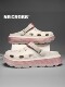 Nb Cross Croc Shoes for Women 2026 New Thick-Soled Height-Increasing Outdoor Non-Slip Beach Shoes Breathable Women's Sandals