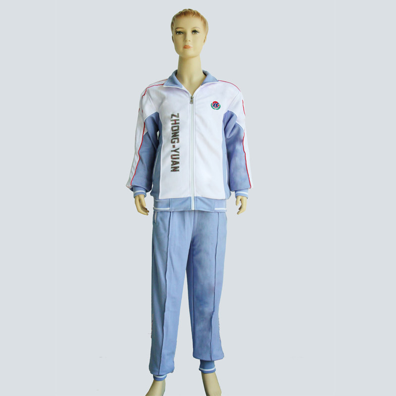 Factory customized Langdeng school uniform (Zhongyuan primary and secondary school) school uniform sportswear summer short-sleeved autumn and winter clothing