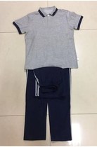 Manufacturers of Business and Tourism College Xiamen City directly under the summer school uniform for men and women