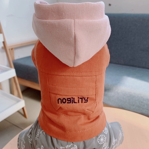 Чистая красная щенка густая зимняя одежда плюшевая четырехдушевленное питомца к Xiong Bomei Cat осень и зимняя маленькая и средняя собака