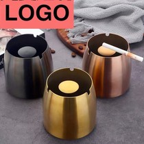 Funnel ashtray creative household with lid trend ashtray personality living room smoke ins Wind anti ash machine smoke smell