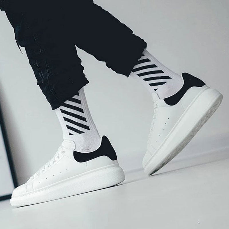 Putian Langmecquin small white shoes male tide overtoxic version of pine thick and inner pine thick and inner increased leisure student slap shoes male