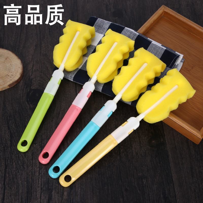 Washing Bottle Brush Long Handle Removable Sponge Cup Brushed Bottle Brush Cleaning Pot Brushed God Equipment High Quality Tool Sets