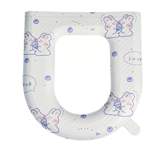 Waterproof toilet seat mat universal for all seasons winter model household toilet seat trap adhesive type washable 824