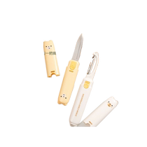 Fruit and vegetable peeling fruit knife paring knife household multi-functional double-head two-in-one portable apple peeling artifact 824