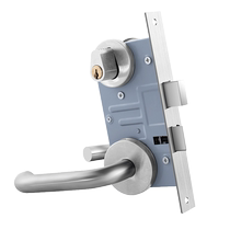 304 stainless steel fire door lock complete set of universal fire door lock channel lock accessories handle fire lock body 824
