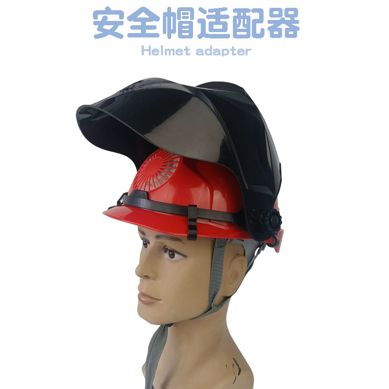 Tấm chắn mặt gắn trên đầu, tấm chắn hàn đặc biệt dành cho hàn hồ quang argon, mặt nạ hàn, bộ chuyển đổi mũ cứng, phụ kiện mũ hàn mặt nạ hàn điện tử wh4111