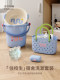 Bucket student dormitory plastic bucket basin set for bathing and washbasin three-piece set of toiletries for college students living on campus