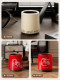Trash Can for Home Use in Living Room, Luxury and High-End Design, Stylish Appearance, Suitable for Bedroom, Dormitory, Bathroom, Kitchen, Toilet, Office, Paper Basket