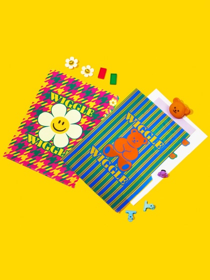 wiggle wiggle文具收纳袋文件夹文件袋学习资料整理资料夹收纳