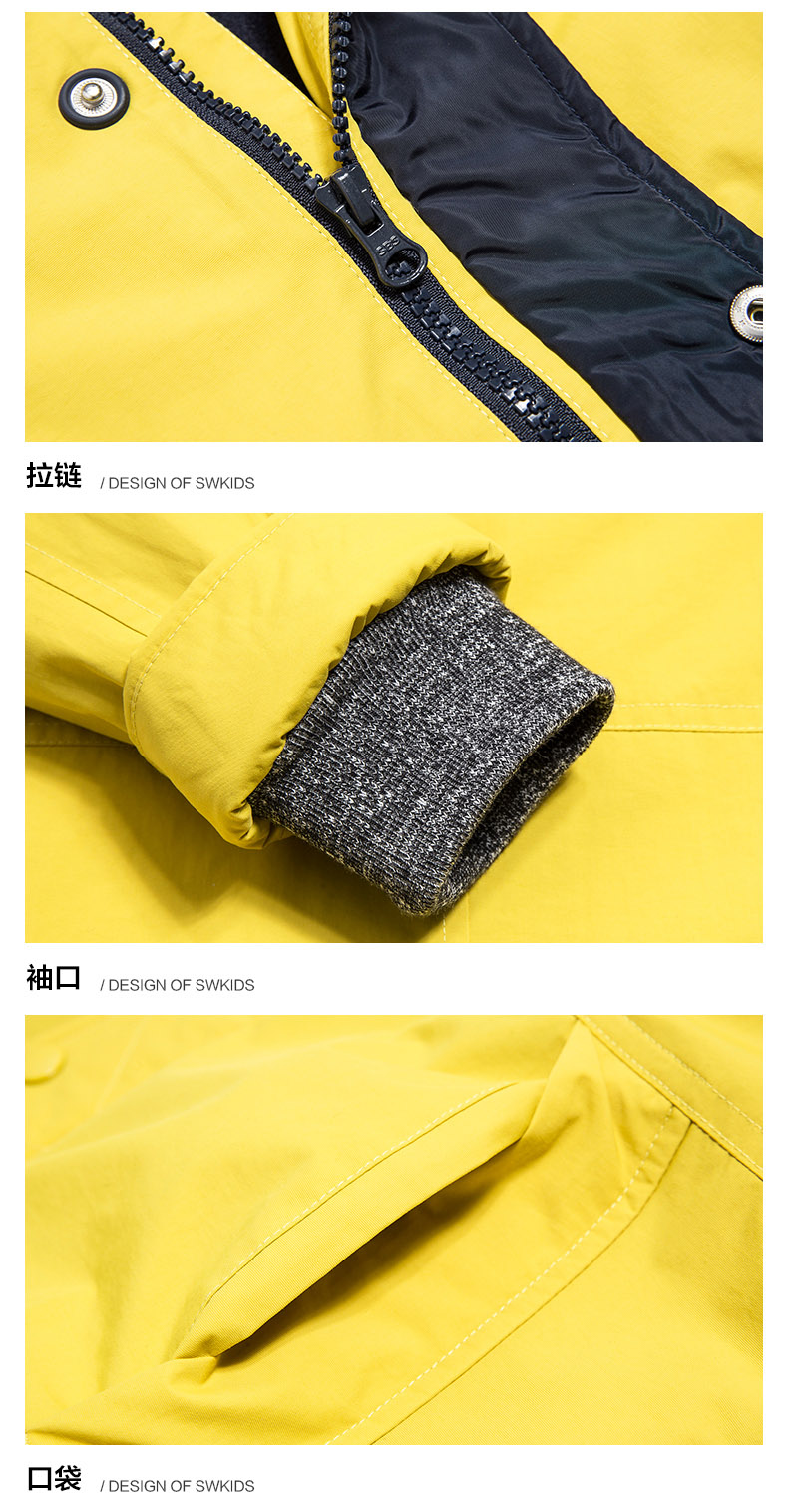 七匹狼 男女童 休闲时尚棉服 图24