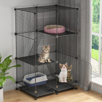 Cat cage Home villa Large free space Cat house Small cat can put cat litter basin Indoor cat house Cat nest