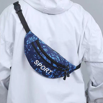 Waist Bag for Men 2025 New Model Chest Bag for Women for Work, Construction Site, Mobile Phone Crossbody Dual-Use, Student Sports Cycling Large Capacity